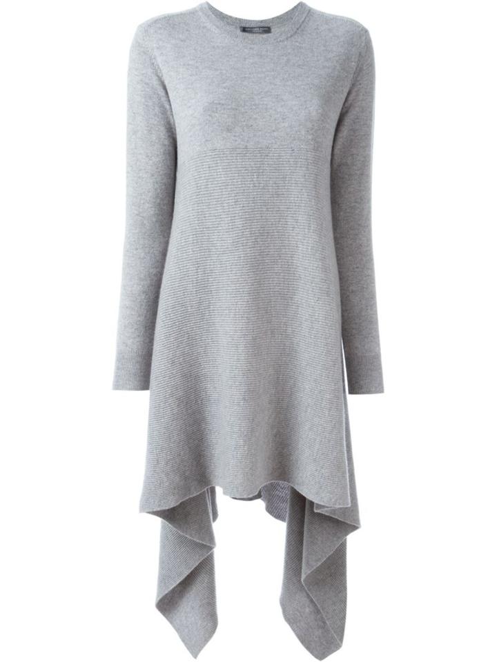 Alexander Mcqueen Uneven Hem Knit Dress