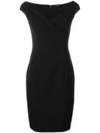 Liu Jo Wrap Detail V-neck Mini Dress - Black