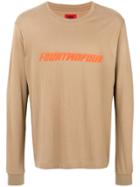424 Fairfax Front Print T-shirt - Brown