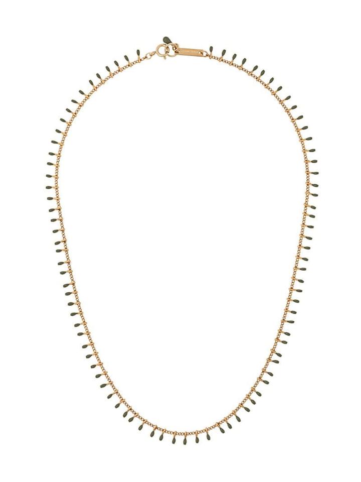 Isabel Marant Coated Fringe Choker - Gold