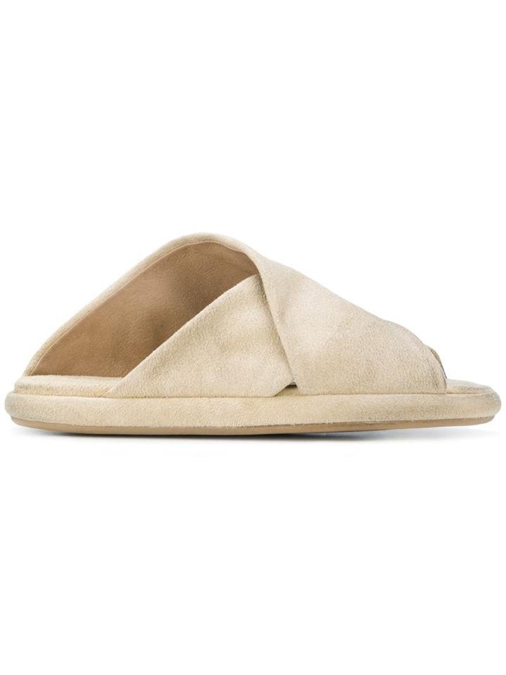 Marsèll Cross-over Strap Sandals - Neutrals