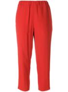 Marni Cropped Trousers - Red