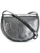 Paco Rabanne Crackled Metallic (grey) Crossbody Bag, Women's