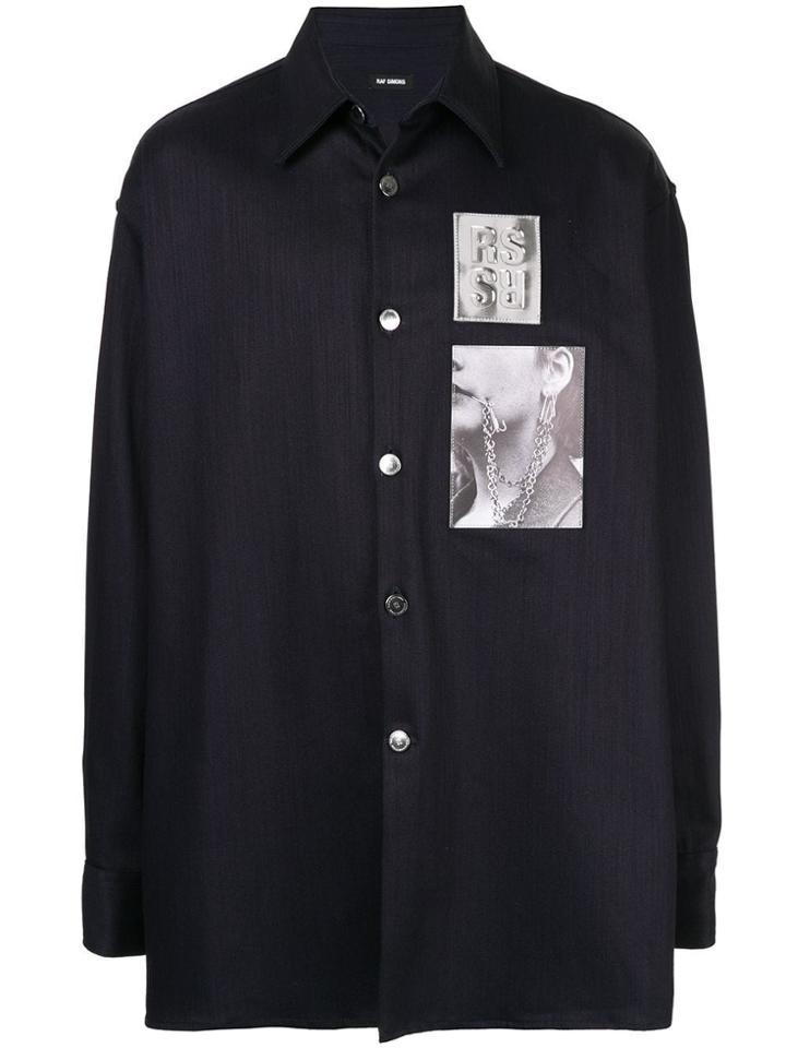 Raf Simons Chest Patch Shirt - Black