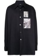 Raf Simons Chest Patch Shirt - Black
