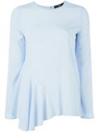 Steffen Schraut Asymmetric Drape Blouse