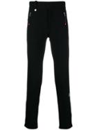 Alexander Mcqueen Logo Embroidered Track Pants - Black