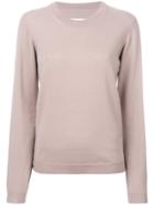 Maison Margiela Elbow Patch Knitted Jumper - Pink & Purple