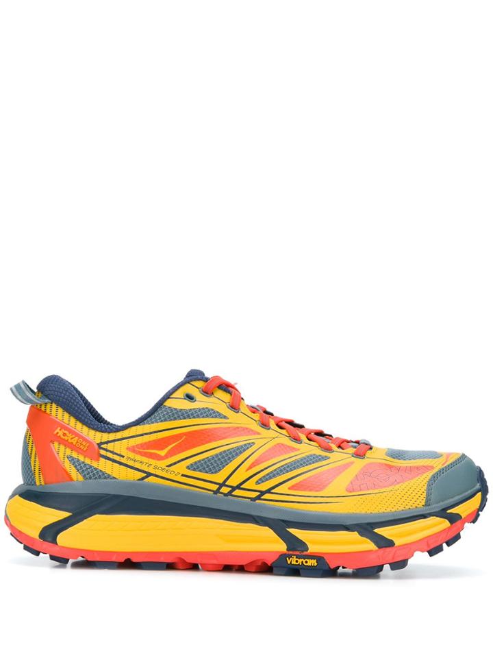 Hoka One One Mafates Speed Hybrid Trainers - Orange