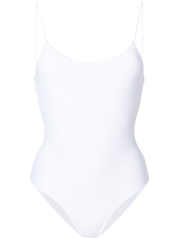 Oseree Classic One-piece Swimsuit - White
