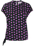 Essentiel Antwerp Floral Print T-shirt - Black