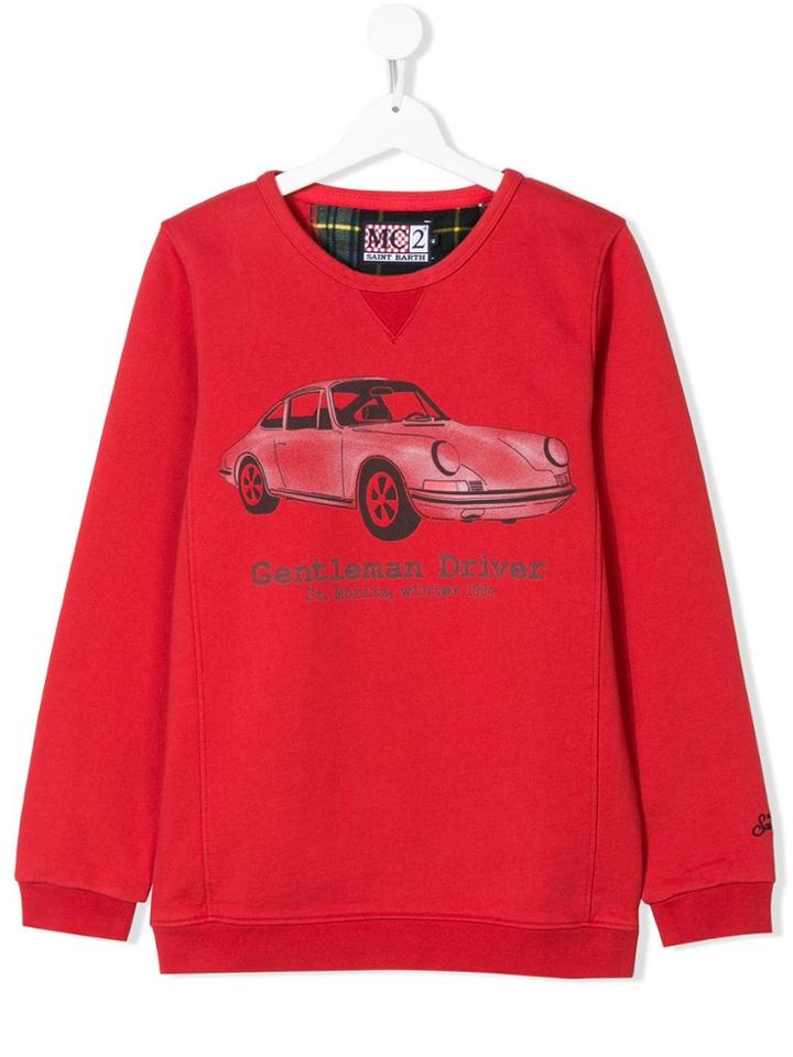 Mc2 Saint Barth Kids Mc2 Saint Barth Kids Hutton Stzc41 Cotton - Red