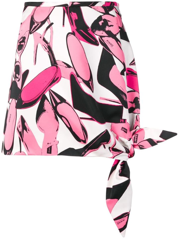 Pinko Knot Mini Skirt
