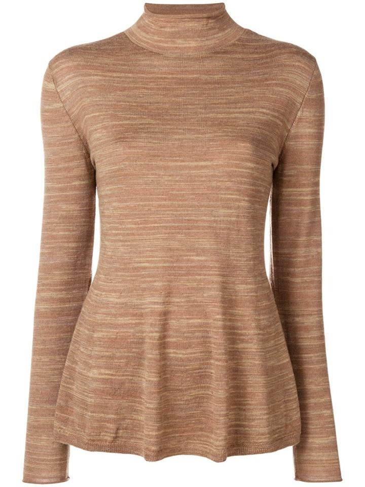 A.p.c. Flared Fitted Sweater - Brown