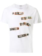 Valentino Patch Print T-shirt - White