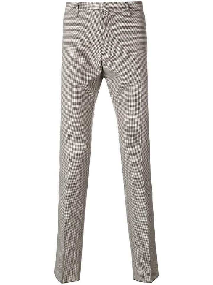 Dsquared2 Houndstooth Pattern Trousers - Black