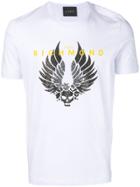 John Richmond Skull Wings Print T-shirt - White