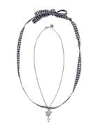 Miu Miu Star Pendant Necklace - Silver