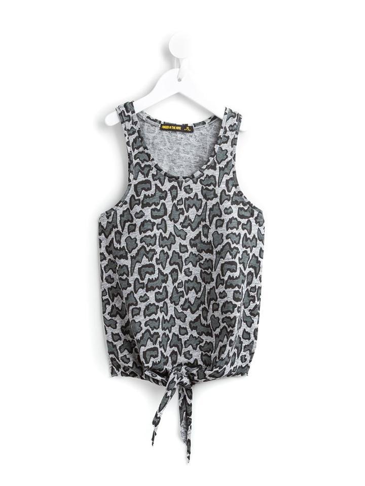 Finger In The Nose 'scandal Heather Bats' Top, Girl's, Size: 8 Yrs, Grey