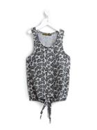 Finger In The Nose 'scandal Heather Bats' Top, Girl's, Size: 8 Yrs, Grey