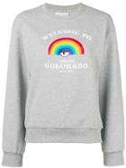 Chiara Ferragni Rainbow Print Sweatshirt - Grey