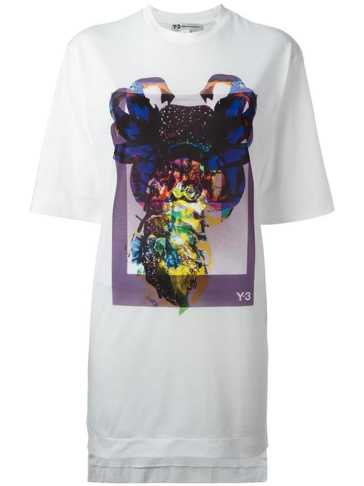Y-3 Oversized T-shirt, Women's, Size: Medium, White, Cotton/polyester