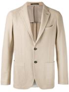 Tagliatore - Textured Blazer - Men - Cotton/cupro - 50, Nude/neutrals, Cotton/cupro