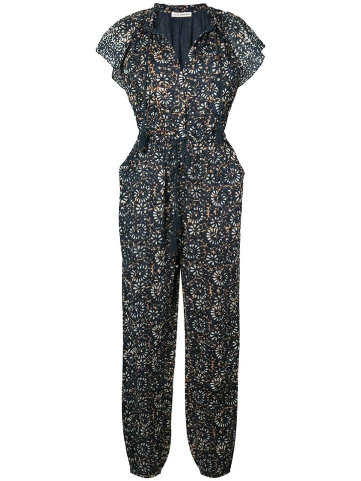 Ulla Johnson Terra Printed Jumpsuit - Blue