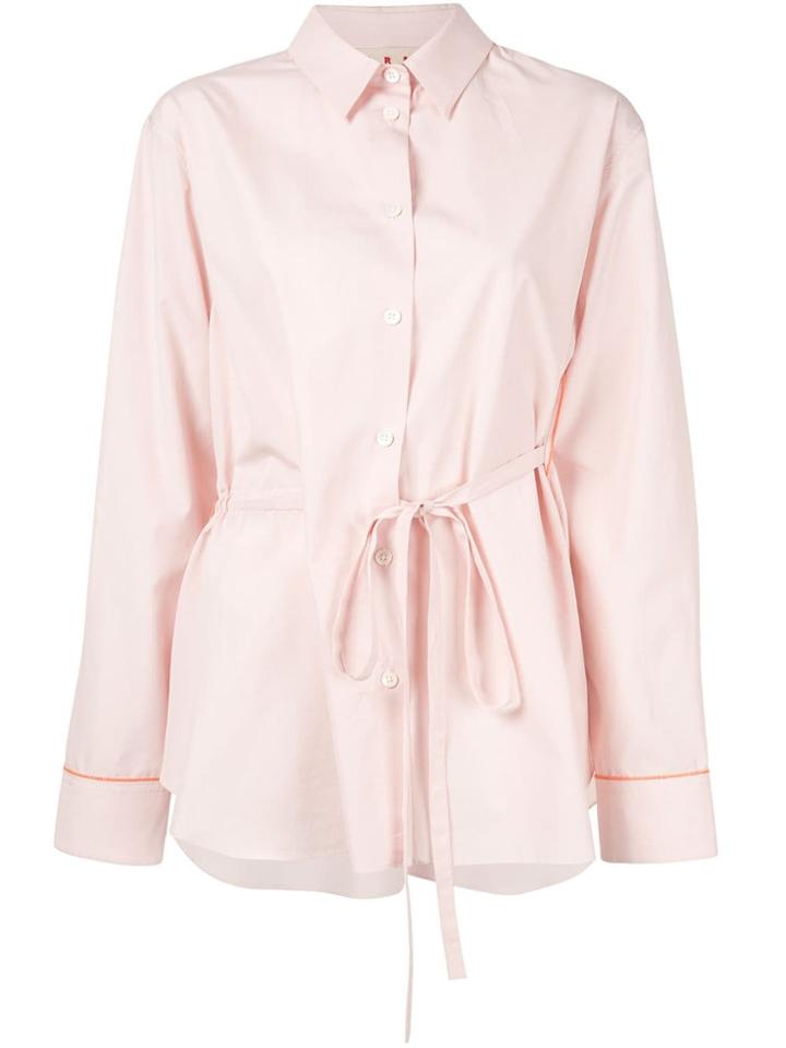 Marni Tie-waist Shirt - Pink