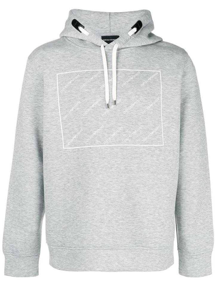 Emporio Armani Basic Hoodie - Grey