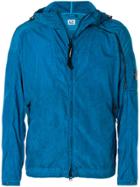 Cp Company Hooded Zip-up Jacket - Blue