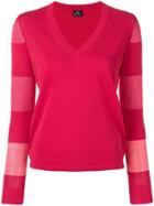 Ps Paul Smith Long Sleeve Knitted Top - Pink