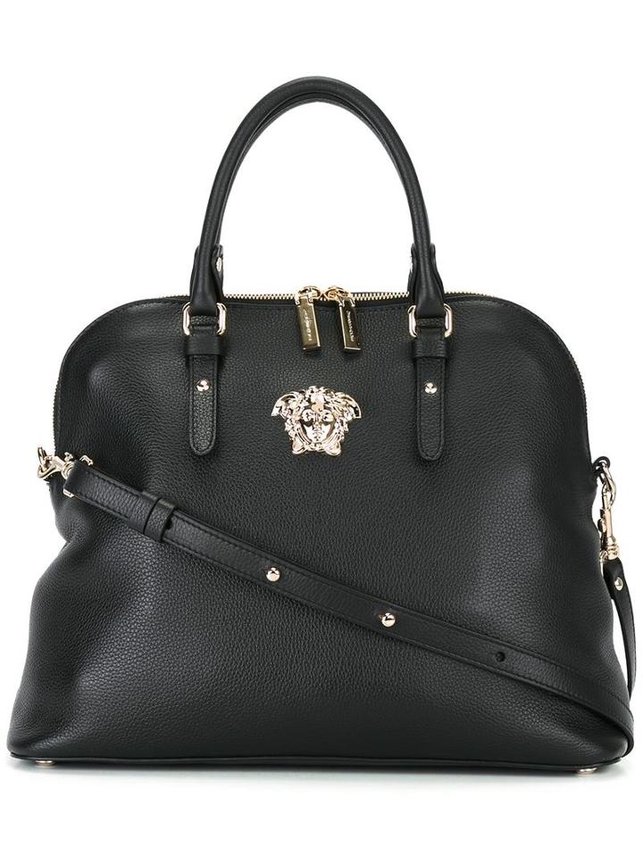 Versace Medusa Head Tote, Women's, Black