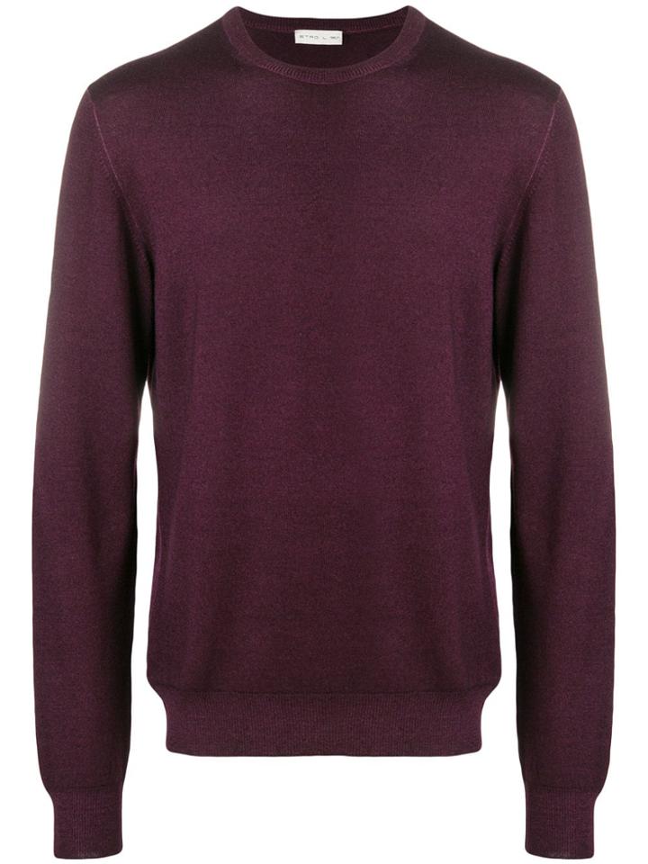 Etro Crew Neck Sweater - Pink