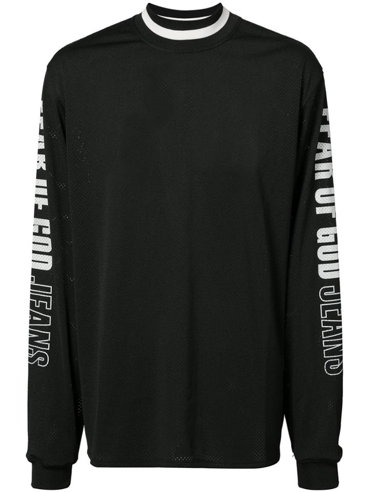 Fear Of God Motocross Mesh T-shirt - Black