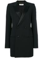 Saint Laurent - Le Smoking Jacket - Women - Silk/cotton/polyester/wool - 38, Black, Silk/cotton/polyester/wool
