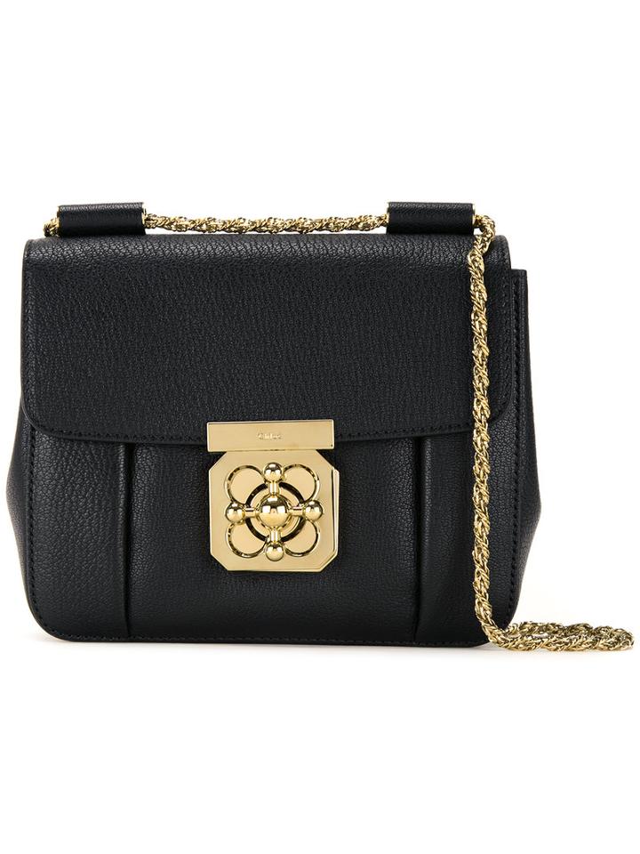 Chloé - Elsie Square Shoulder Bag - Women - Goat Skin - One Size, Women's, Black, Goat Skin