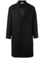Gcds Embroidered Back Coat, Men's, Size: Large, Black, Polyester/viscose