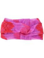 Missoni Glitter-effect Hairband - Pink & Purple