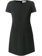 Courrèges Shift Fitted Dress - Black