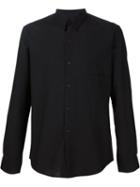 Lemaire Classic Shirt, Men's, Size: 46, Black, Cotton