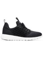 Ea7 Emporio Armani Classic Lace-up Sneakers - Black
