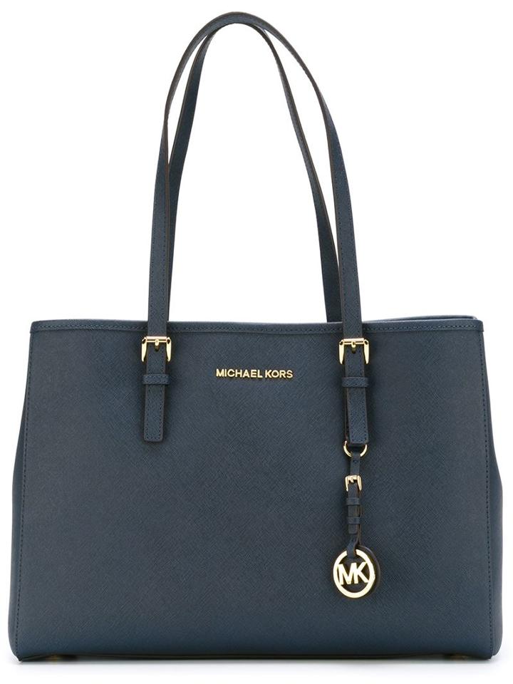 Michael Michael Kors Medium 'jet Set' Tote, Women's, Blue