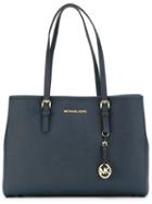 Michael Michael Kors Medium 'jet Set' Tote, Women's, Blue