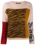 Luisa Cerano Tiger Knit Jumper - Neutrals