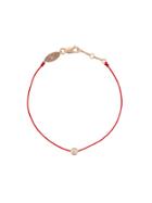 Redline Diamond And 18kt Rose Gold String Bracelet