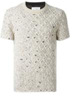 Maison Margiela 'mm14' T-shirt, Men's, Size: 48, Nude/neutrals, Cotton/polyamide