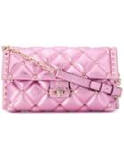 Valentino Valentino Garavani Candystud Shoulder Bag - Pink & Purple