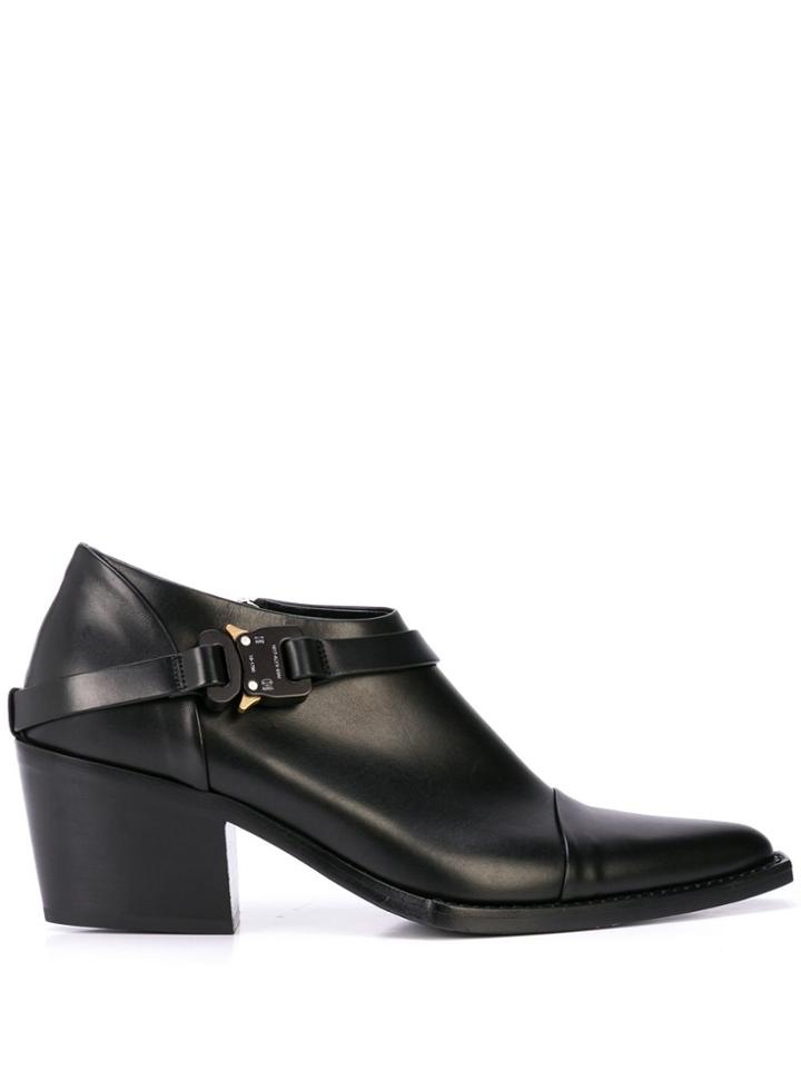 1017 Alyx 9sm Leather Ankle Boots - Black
