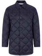 Mackintosh Navy Quilted Nylon Jacket Gd-015 - Blue